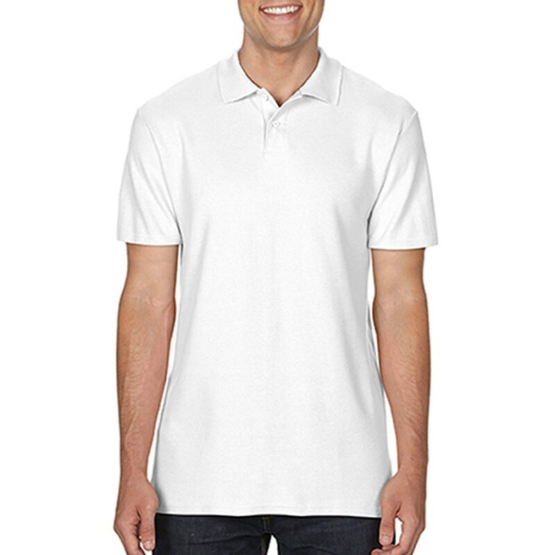 polo-gildan-64800-white